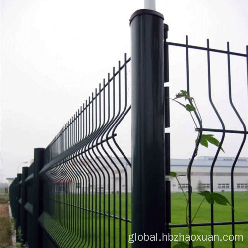 Curved Garden Fence Panels Welded 3D Curved Wire Mesh Fence Manufactory